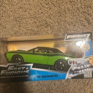 Letty's Dodge Challenger SRT8 Toy Car - Green